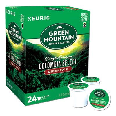 Colombian Fair Trade Select Coffee K-Cups, 24/Box