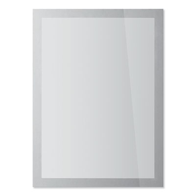 DURAFRAME SUN Sign Holder, 8.5 x 11, Silver Frame, 2/Pack