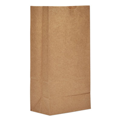 Grocery Paper Bags, 35 lb Capacity, #8, 6.13" x 4.17" x 12.44", Kraft, 2,000 Bags