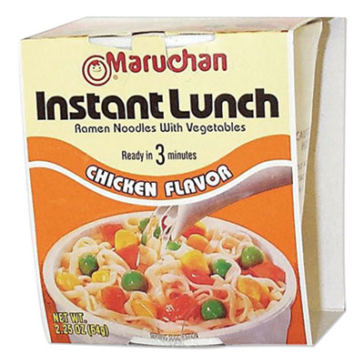 Instant Lunch, Chicken, 2.25 oz Cups, 12/Carton