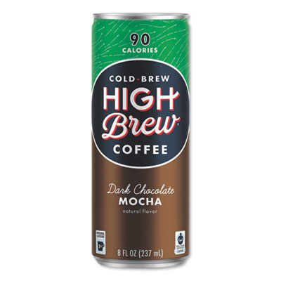 Cold Brew Coffee + Protein, Dark Chocolate Mocha, 8 oz Can, 12/Pack
