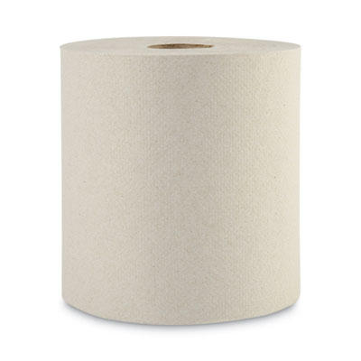 Boardwalk Green Universal Roll Towels, 1-Ply, 8" x 800 ft, Natural, 6 Rolls/Carton