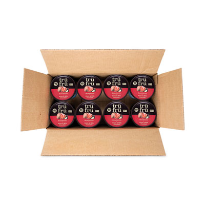 Nature's Hyper-Chilled Strawberries in White and Milk Chocolate, 5 oz Cup, 8/Carton, Ships in 1-3 Business Days