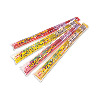 Giant Tropical Freezies Ice Pops, 5.5 oz Tube, Fruit Punch, Guava, Mango, Pineapple, 50/Carton, Ships in 1-3 Business Days