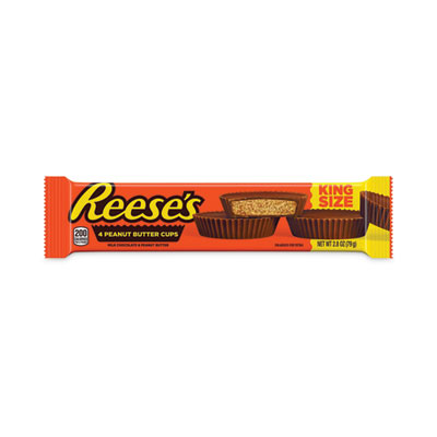 King Size Peanut Butter Cups, 2.8 oz Bar, 24 Bars/Carton, Ships in 1-3 Business Days