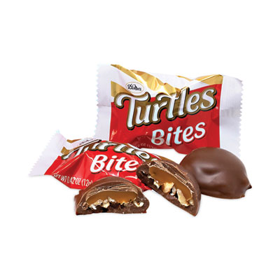 Turtles Original Bite Size Candy, 0.42 oz, 60/Carton, Ships in 1-3 Business Days