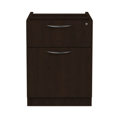 Alera Valencia Series Hanging Pedestal File, Left/Right, 2-Drawers: Box/File, Legal/Letter, Espresso, 15.63" x 20.5" x 19.25"