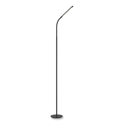 Resi LED Floor Lamp, Gooseneck, 60" Tall, Black, Ships in 1-3 Business Days