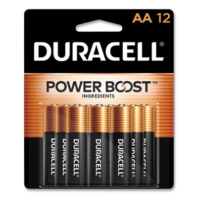 Power Boost CopperTop Alkaline AA Batteries, 12/Pack