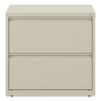 Lateral File, 2 Legal/Letter-Size File Drawers, Putty, 30" x 18.63" x 28"