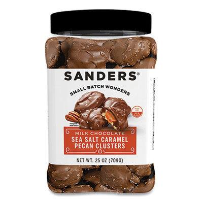 Small Batch Wonders Sea Salt Caramel Pecan Clusters, 25 oz Tub