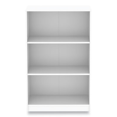 Three-Shelf Bookcase, 27.56" x 11.42" x 44.33", White