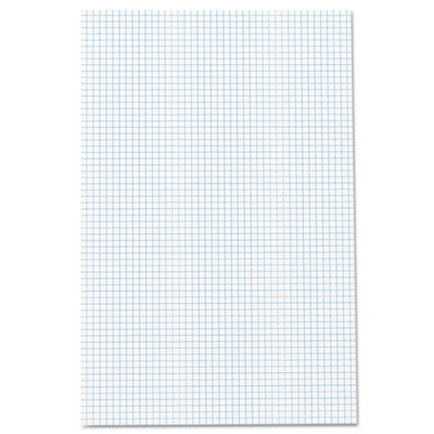 Quadrille Pads, Quadrille Rule (4 sq/in), 50 White (Standard 15 lb Bond) 11 x 17 Sheets