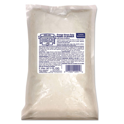 Orange Heavy Duty Hand Cleaner, 2 L Refill Bag