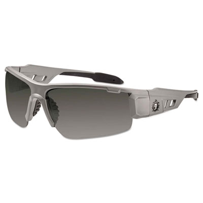 Skullerz Dagr Safety Glasses, Matte Gray Frame/Smoke Lens, Nylon/Polycarb, Ships in 1-3 Business Days