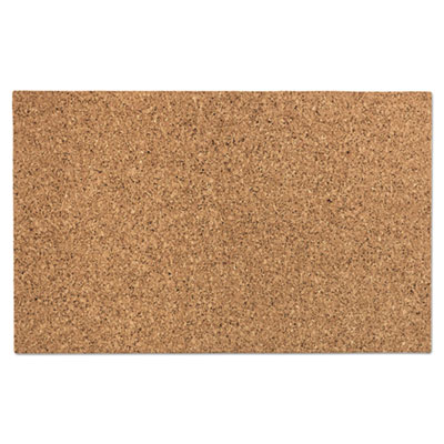iDesign Frameless Cork Bulletin Board, 24 x 38, Tan Surface