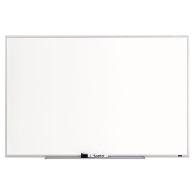 Dry Erase Board, 36 x 24, Melamine White Surface, Silver Aluminum Frame