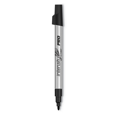 Intensity Metal Pro Permanent Marker, Fine Pro Bullet Tip, Black, Dozen
