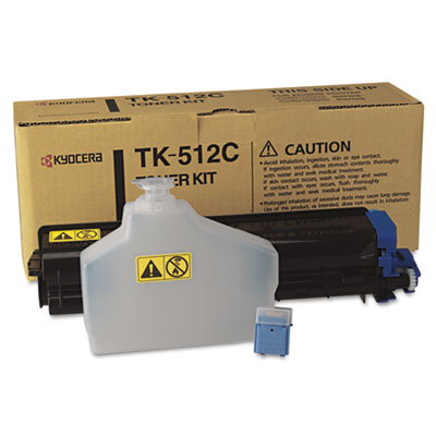 TK512C Toner, 8,000 Page-Yield, Cyan