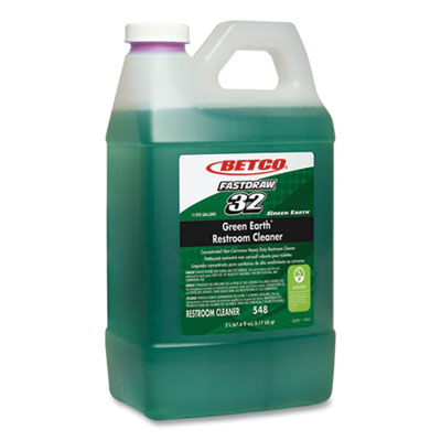 Fastdraw 32 Green Earth Restroom Cleaner, Citrus Floral, 2 L Bottle, 4/Carton
