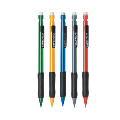 Xtra-Comfort Mechanical Pencil, 0.7 mm, HB (#2), Black Lead, Assorted Barrel Colors, Dozen