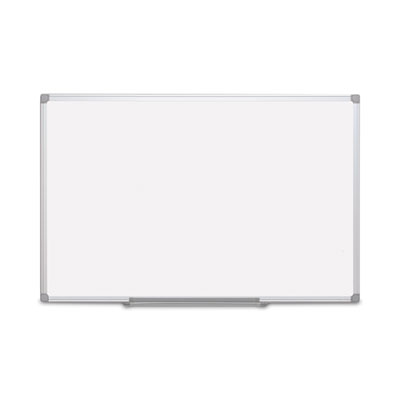 Earth Silver Easy-Clean Dry Erase Board, 72 x 48, White Surface, Silver Aluminum Frame