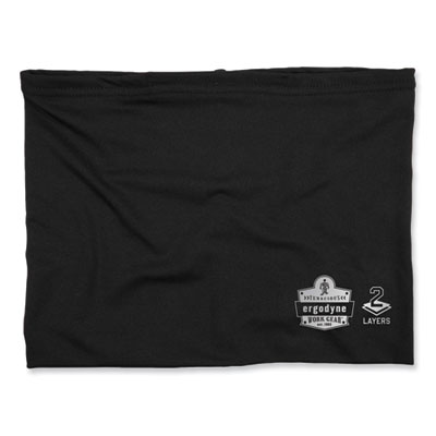 Chill-Its 6489 2-Layer Cooling Performance Knit Multi-Band, Polyester/Spandex, Small/Med, Black, Ships in 1-3 Business Days