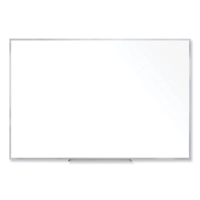 Non-Magnetic Whiteboard with Aluminum Frame, 72.63 x 48.47, White Surface, Satin Aluminum Frame, Ships in 7-10 Business Days