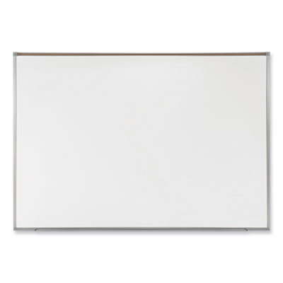 Proma Magnetic Porcelain Projection Whiteboard w/Satin Aluminum Frame, 72.5 x 48.5, White Surface,Ships in 7-10 Business Days