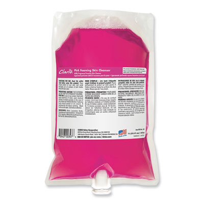 Pink Foaming Skin Cleanser, Fresh, 1,000 mL Refill Bag, 6/Carton