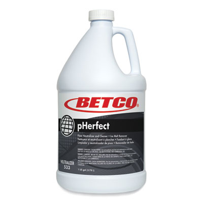 pHerfect Floor Neutralizer and Cleaner, Characteristic Scent, 1 gal Bottle, 4/Carton