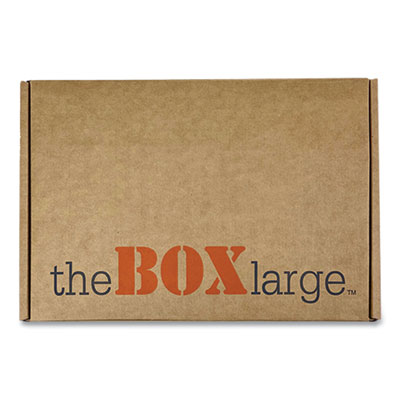 Laptop Shipping Box, One-Piece Foldover (OPF), Large, 17.25" x 11.68" x 3.75", Brown Kraft