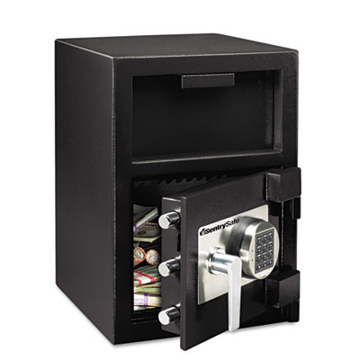 Digital Depository Safe, Extra Large, 1.3 cu ft, 14w x 15.6d x 24h, Black